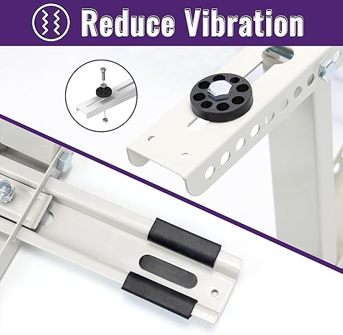 Miniatura 3 de Soporte de aire acondicionado de montaje en techo, soporte de techo para bombas de calor de condensador dividido sin conductos y sistemas HVAC,
