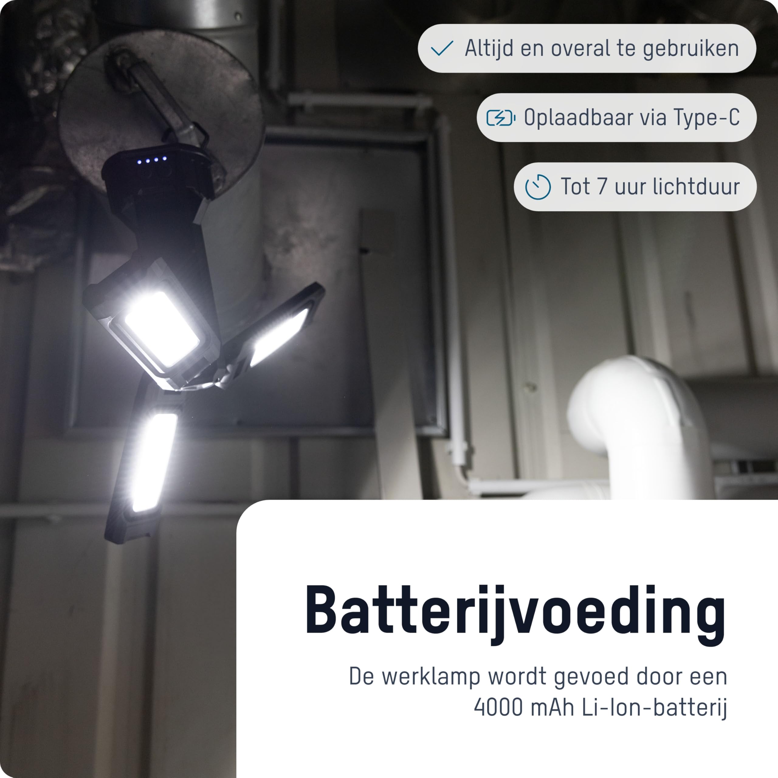 NEO werklamp met statief 50w led