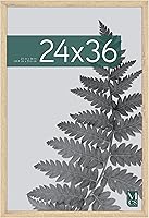 Vista 37 de MCS Studio Gallery Marco para foto rectangular de 12 x 18 pulgadas, imitación de veta de madera de color negro, para póster o impresión artística, 2