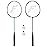 Franklin Sports 2 Player Badminton LED Rackets