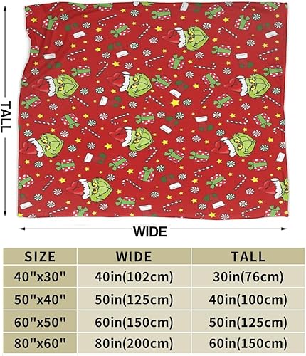 Miniatura 4 de Manta de Navidad, ligera, de franela, forro polar, de microfibra, felpa, manta súper suave para todas las estaciones, diseño de impresión 3D (estilo