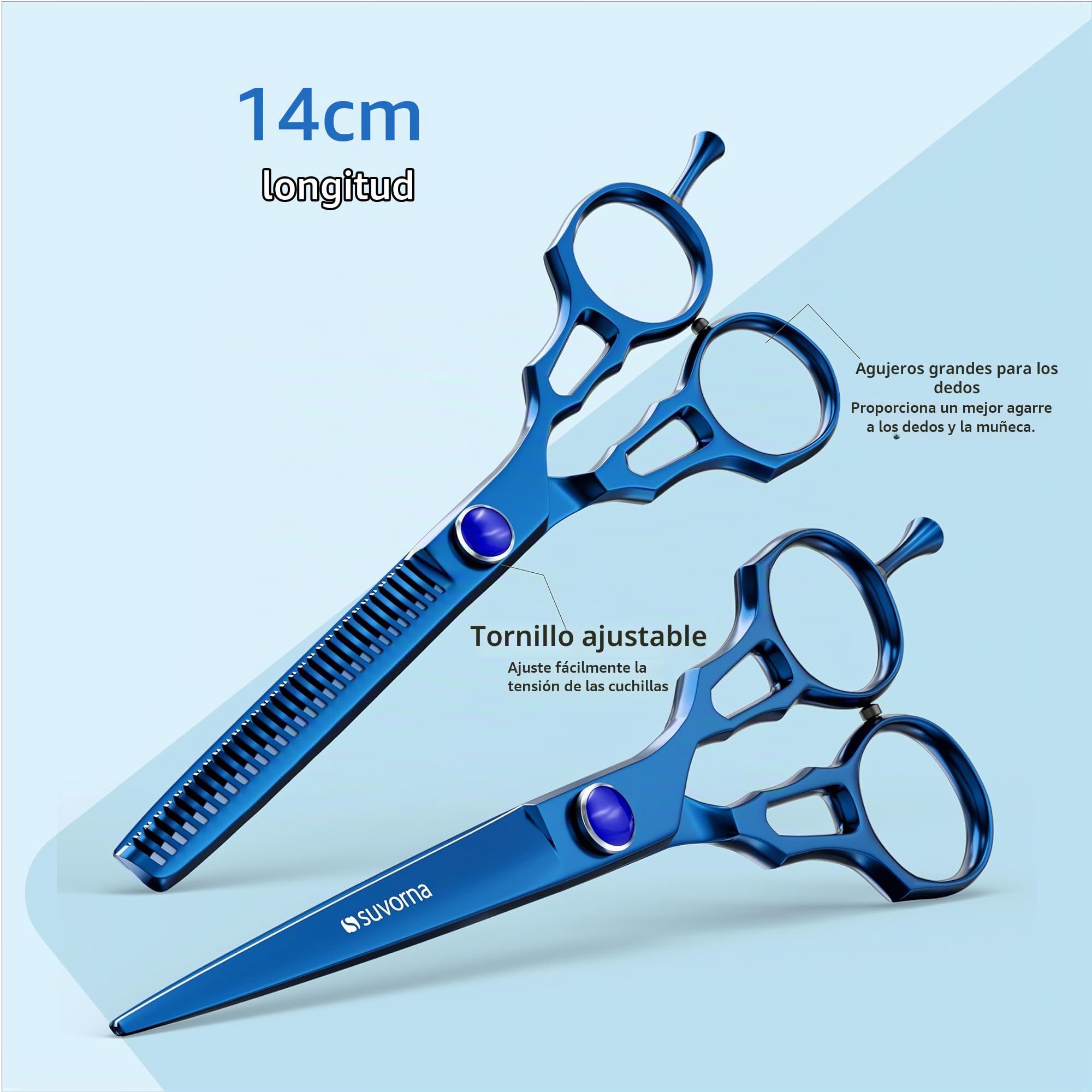 Kit de tijeras de peluquería profesional de 5,5 pulgadas, tijeras para cabello, corte de horquilla, tijeras de peluquería profesional, tijeras de barba para hombre, tijeras para cabello, tijera