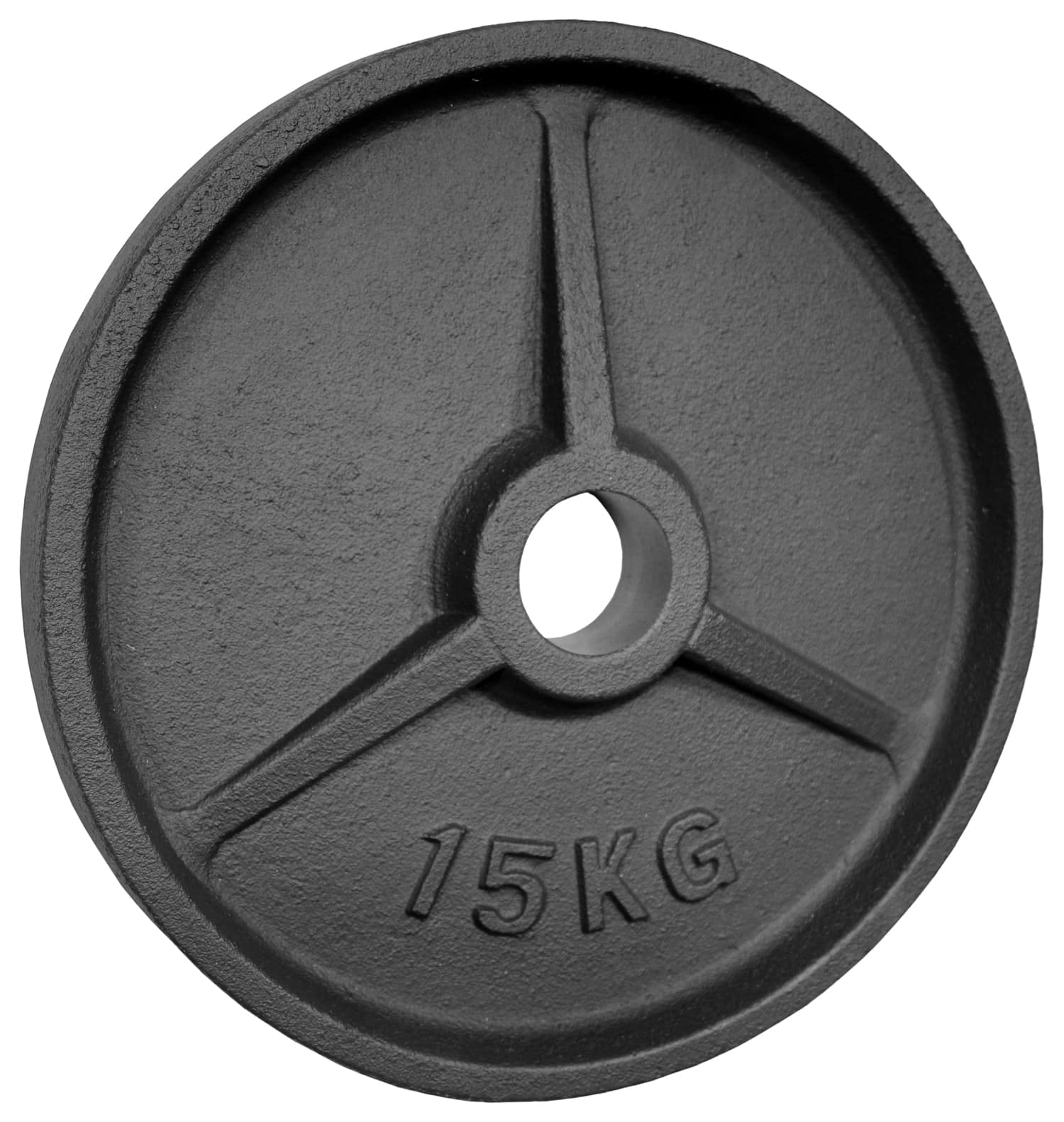 Hantelscheiben | Gewichtsscheiben | Gusseisen | 50mm | mit Griffnarbe | Größenauswahl: 0,5kg | 1,25kg | 2,5kg | 5kg | 10kg | 15kg | 20kg | 25kg | 40kg | Studioqualität