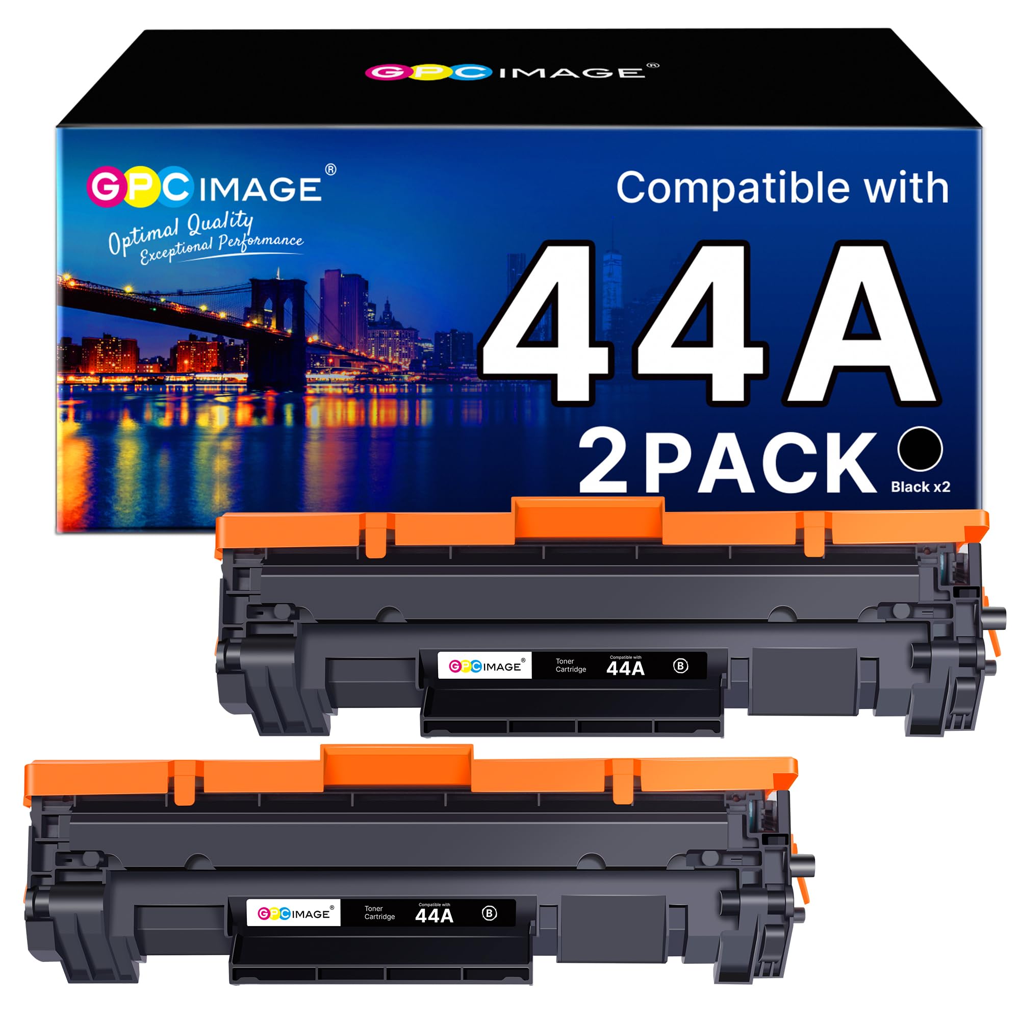 Sponsored Ad – Compatible Toner Cartridge Replacement for HP 44A CF244A for Laserjet Pro M15a M15w MFP M28a M28w (Black, 2-Pack)