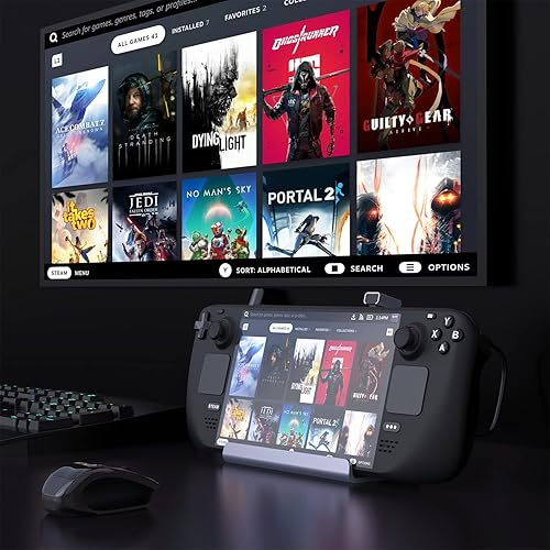 Miniatura 7 de Estación de acoplamiento para cubierta de vapor 4K a 60Hz HDMI 20 con Gigabit Ethernet 3 USB-A 30 puerto USB-C de carga de velocidad completa de