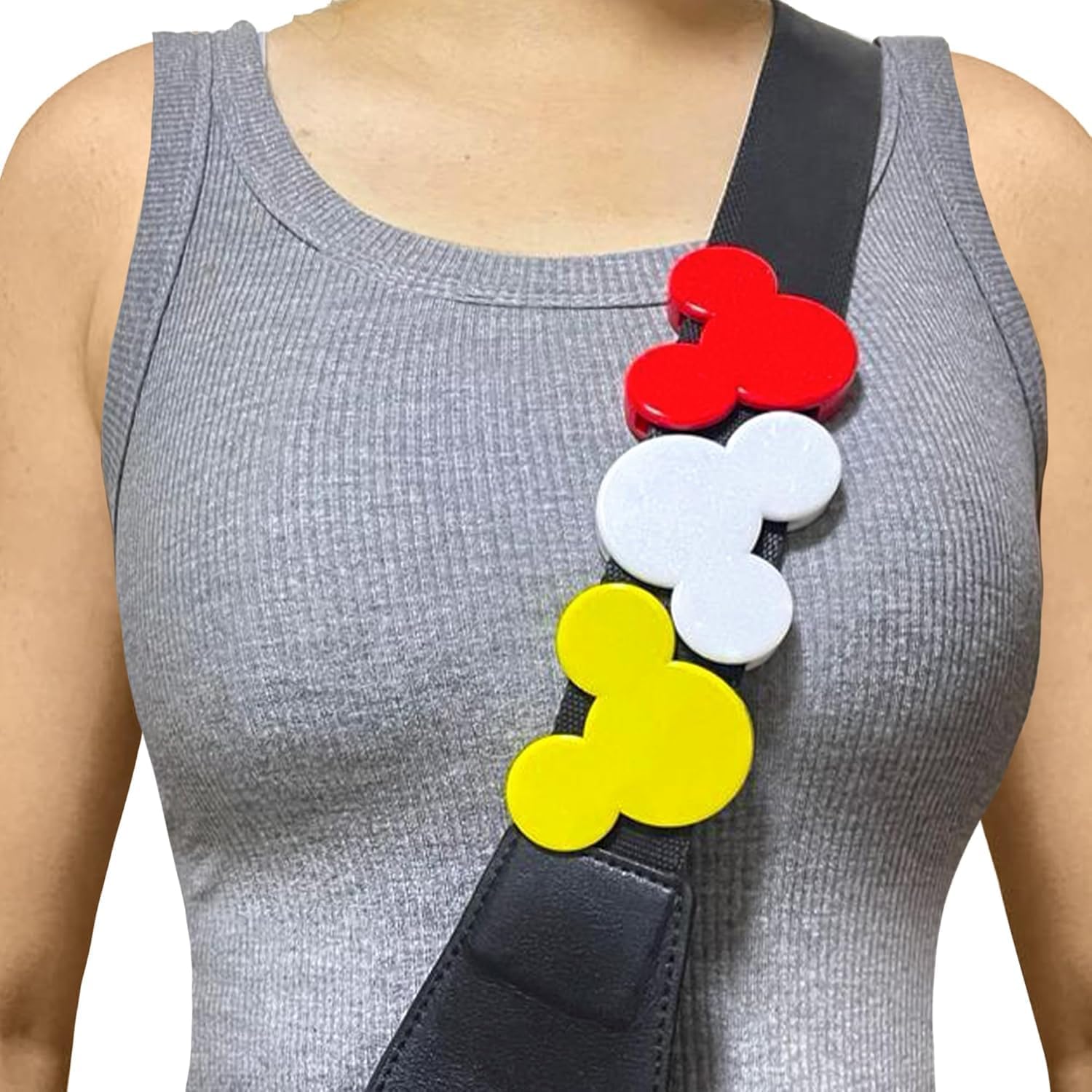 Minnie Mouse Ears for Women - Adult Mickey Ears with 3 Bag Clips (1.5x2x0.4in) - Mickey Fanny Pack
