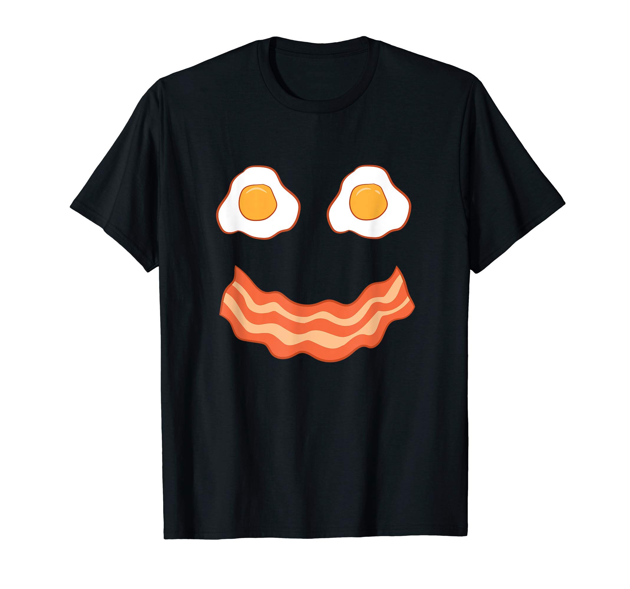 Bacon Lover GiftsEgg And Bacon Egg And Bacon Face Brunch Breakfast T-ShirtOEKO-TEX STANDARD 100