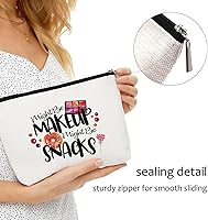 Vista 4 de Regalos de Navidad para mujeres, bolsa de maquillaje para hermanas, adolescentes, niñas, bonita bolsa de cosméticos, bolsa de accesorios de viaje