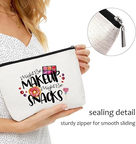 Miniatura 4 de Regalos de Navidad para mujeres, bolsa de maquillaje para hermanas, adolescentes, niñas, bonita bolsa de cosméticos, bolsa de accesorios de viaje,