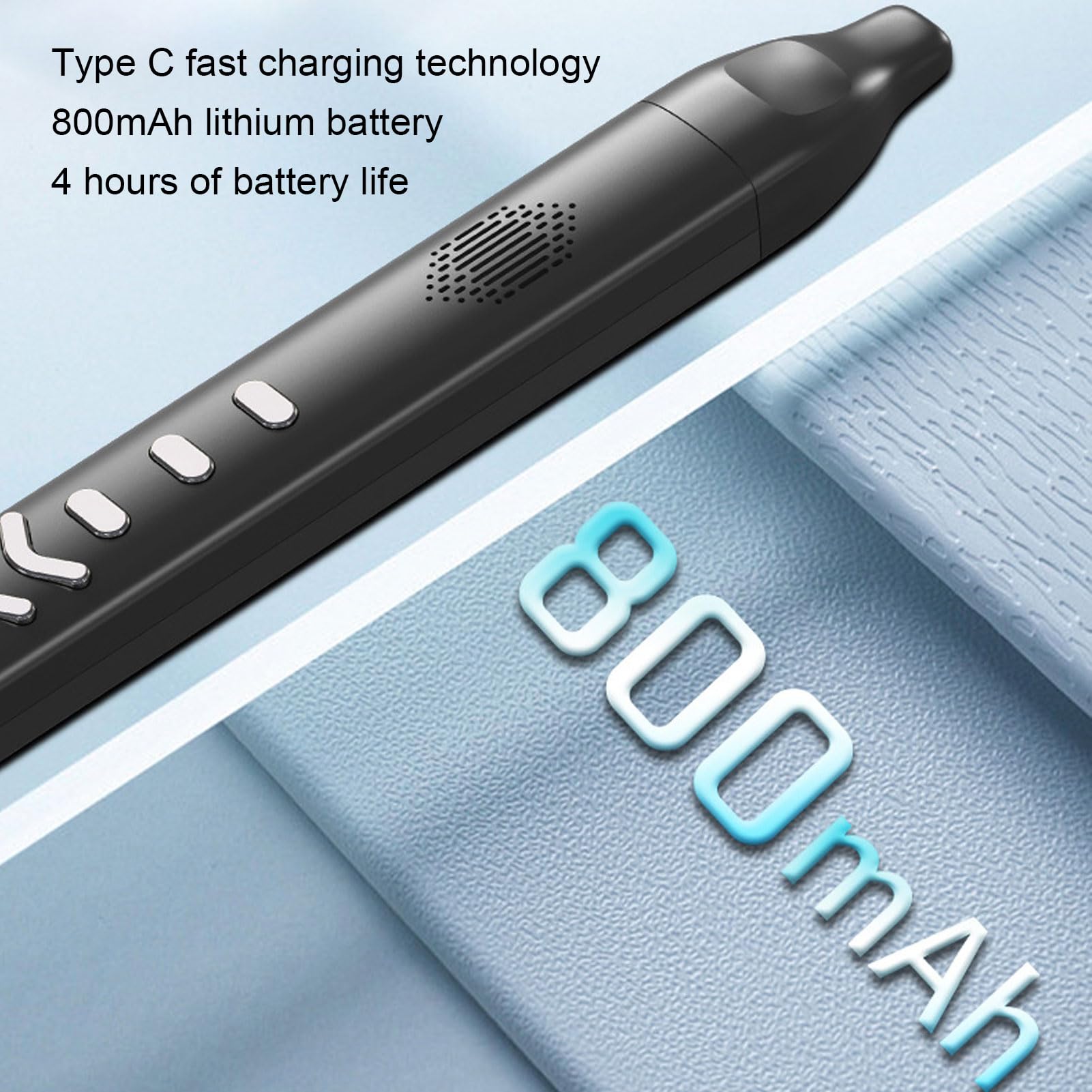 Soplete Eléctrico, Mini Instrumento de Viento Electrónico Recargable con Funcionalidad MIDI para Niños Adultos Principiantes