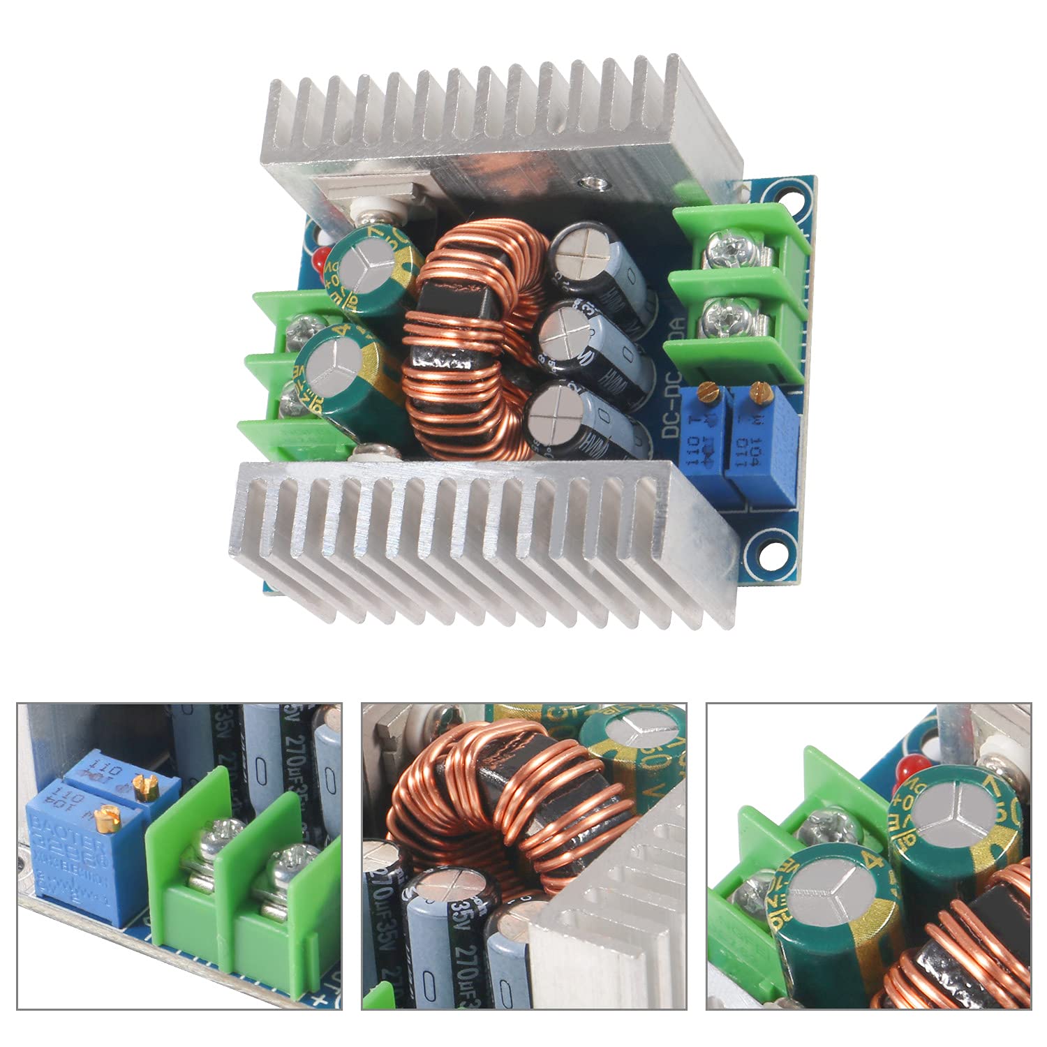 Snapklik.com : 2Pcs 20A 300W Buck Converter Step Down Module DC 6-40V ...