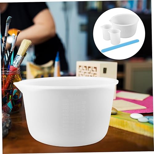 Miniatura 7 de TEHAUX 2 Sets Silicone Molds Resin Kits Molds for Resin Silicone Measuring Cup Resin Molds Resin Measuring Cups Resin Tools Mold for Resin Mixology