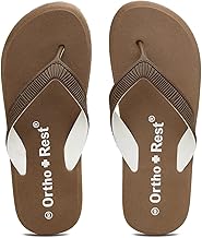 Ortho + Rest Doctor Slippers for Women Orthopedic Non Slip Lightweight Comfortable Flat Casual Stylish Dr Chappals and House Flip flops For Ladies and Girl’s