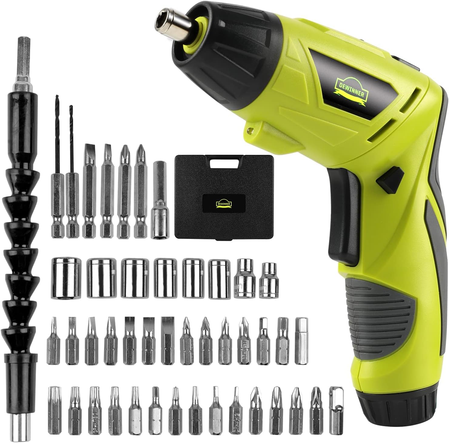 DEWINNER Electric Cordless Screwdriver, Drill Driver Set, USB 3.6V 6N·m