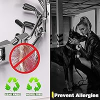 Vista 6 de Collar de púa ajustable para entrenamiento de perros, collar martingala ajustable sin tirones con hebilla de liberación rápida para perros pequeños