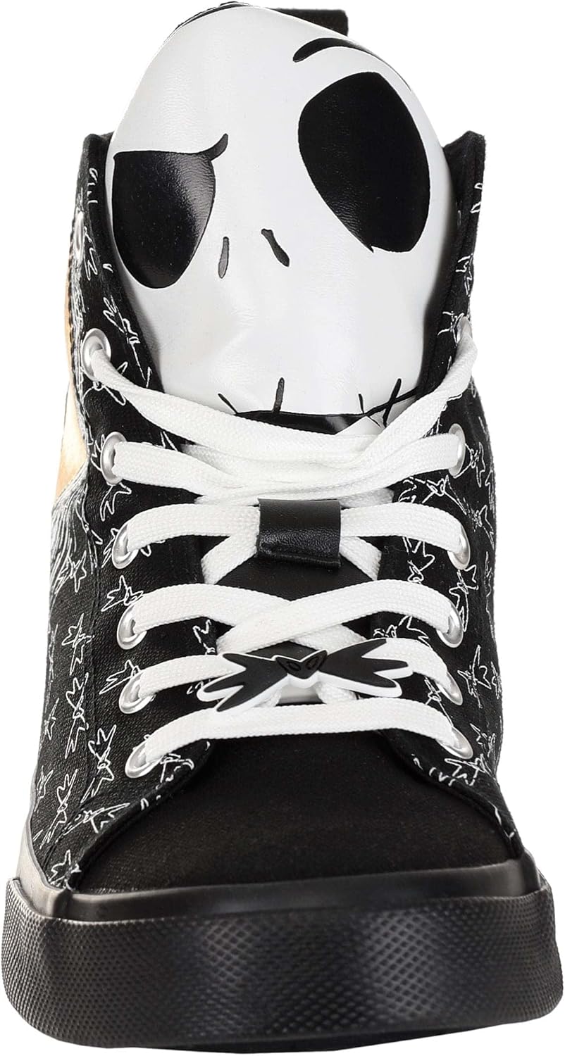 Adult Nightmare Before Christmas Jack Skellington Shoes | Officially Licensed Disney High Top Unisex Sneakers