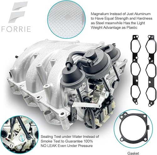 Miniatura 3 de Colector de admisión con palanca de corredor de solapa de metal mejorada para Mercedes-Benz C230 C280 C300 C350 CLK350 E350 GLK350 GLK350 SLK280