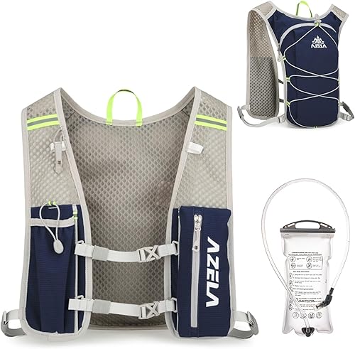 Miniatura 29 de Azarxis Botellas de Agua para Correr Flask Sin BPA A Prueba de Fugas Paquetes de Chaleco de Hidratación Cinturón de Cintura de Repuesto para #1 8.5
