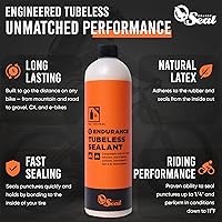 Vista 2 de Orange Seal - Sellador de neumáticos de bicicleta sin cámara de fórmula de resistencia Larga duración, sellado rápido para neumáticos