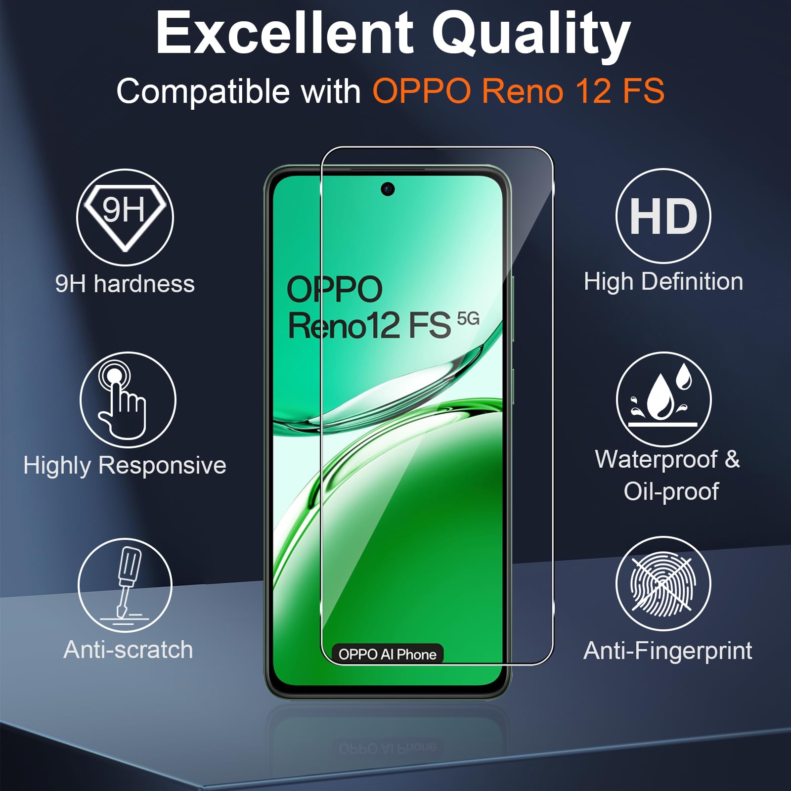 dipos I 5X Pellicola Protettiva antiriflesso Compatibile con Oppo A11x Posteriore Pellicola di Protezione