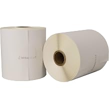 4in. x 1,800in. 745-0 Continuous Direct Thermal Shipping Labels for PB J645,J644, 1E03, 1E23 and 1E26 Label Printers 2 Pack