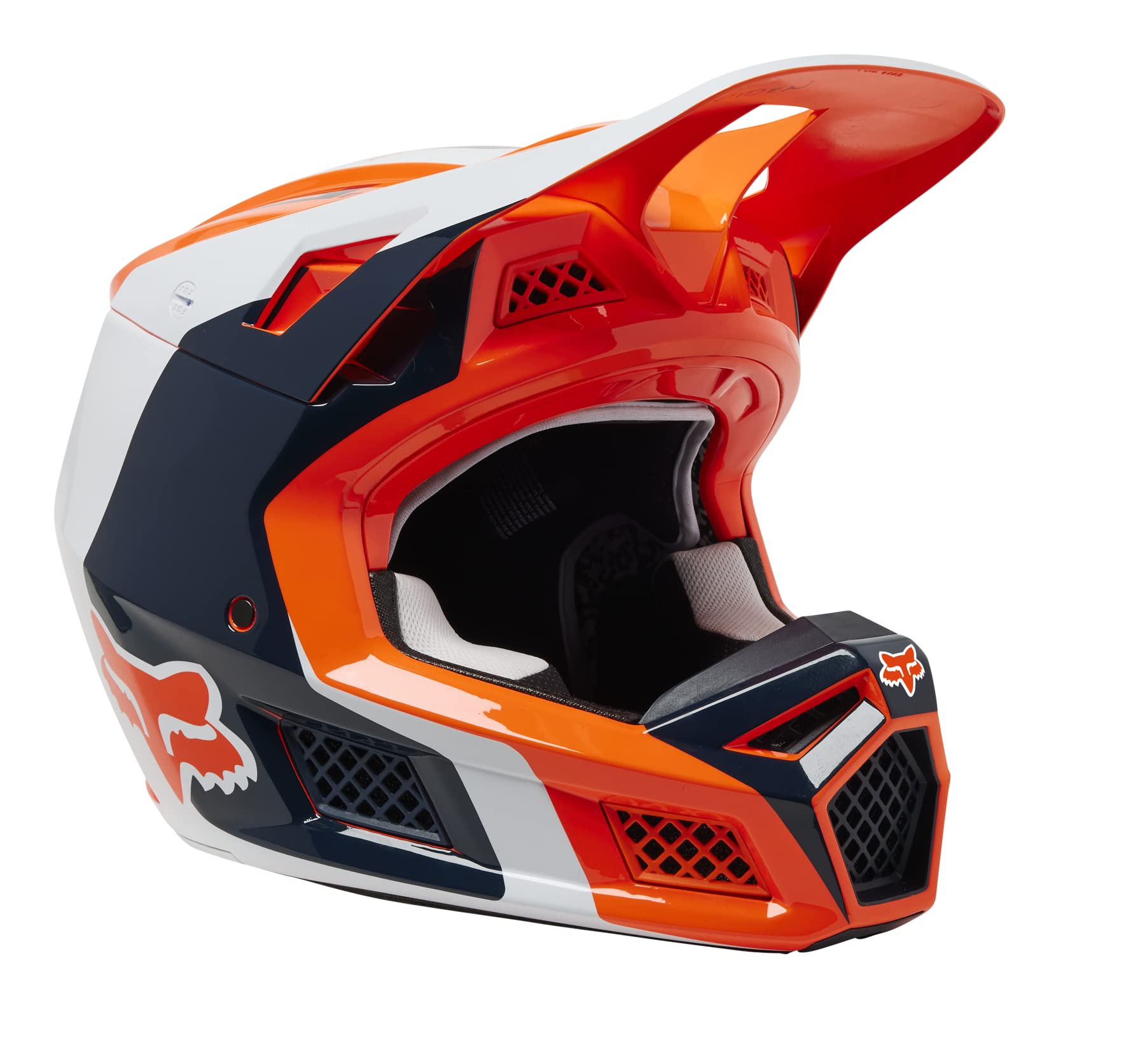 Amazon.com: Fox Racing Full Face V3 Rs Motocross Helmet Helmet