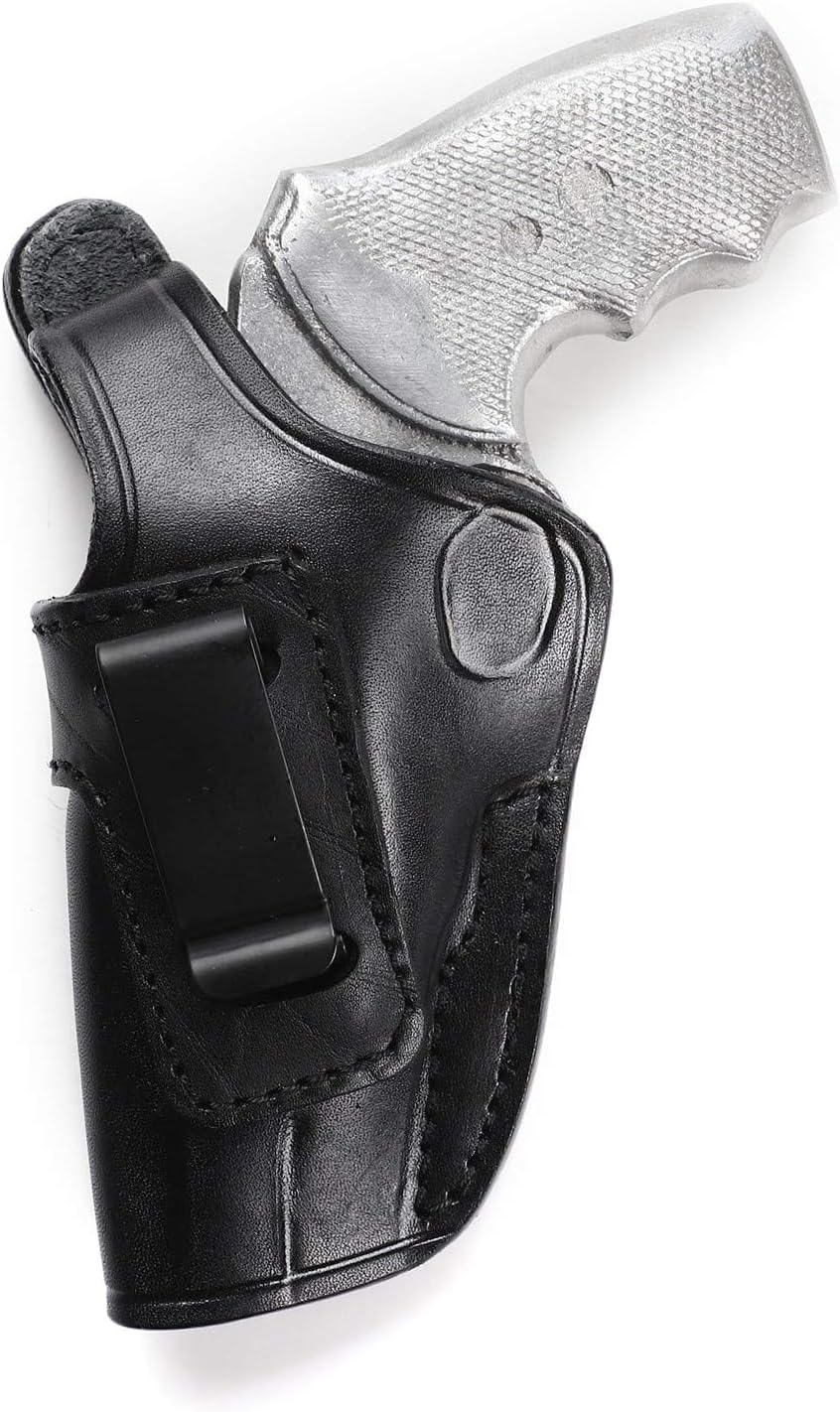 Pusat Holster Premium Leather IWB and OWB Belt Holster 2 inch 357 MAG for Revolver EAA Windicator Right-Left Hand