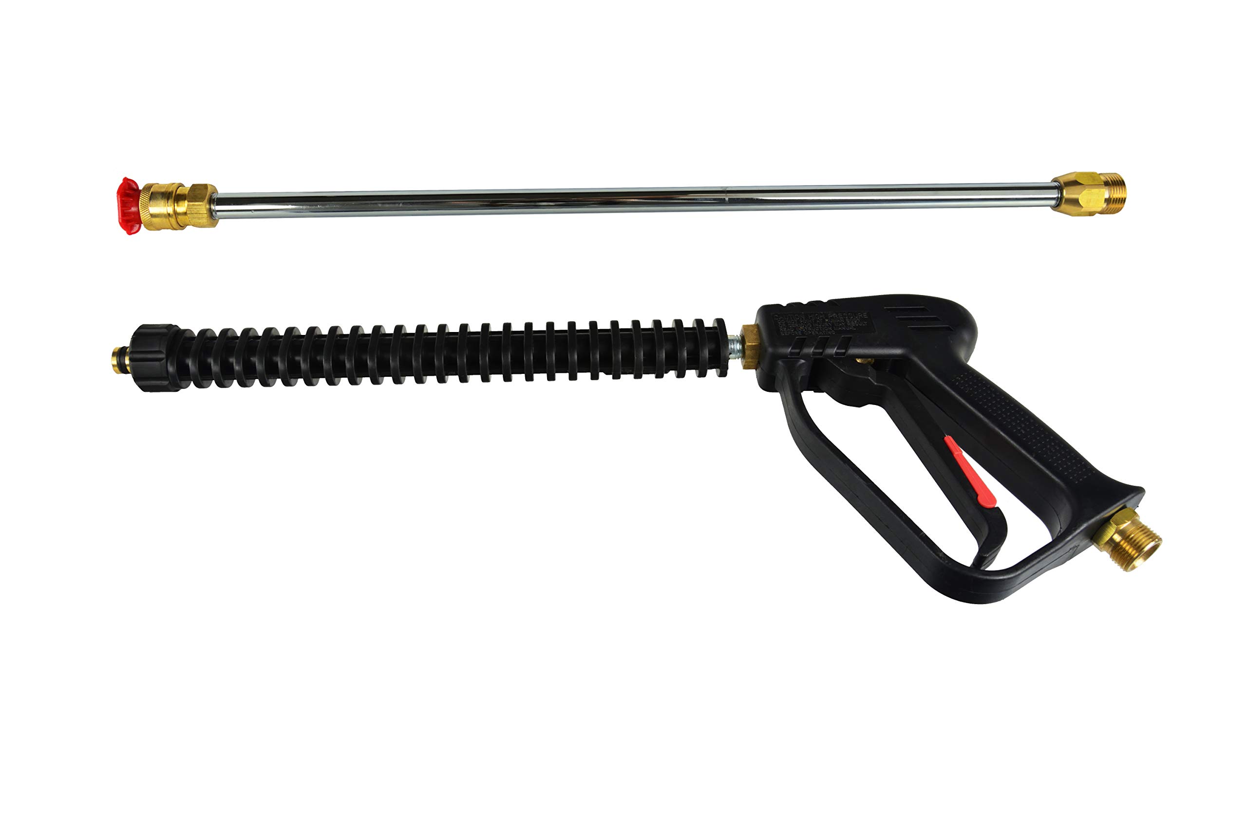 BSD Professionale Lancia di Ricambio, Lancia a Pistola, Pistola a Spruzzo per Idropulitrice - 280bar, Filettatura M22