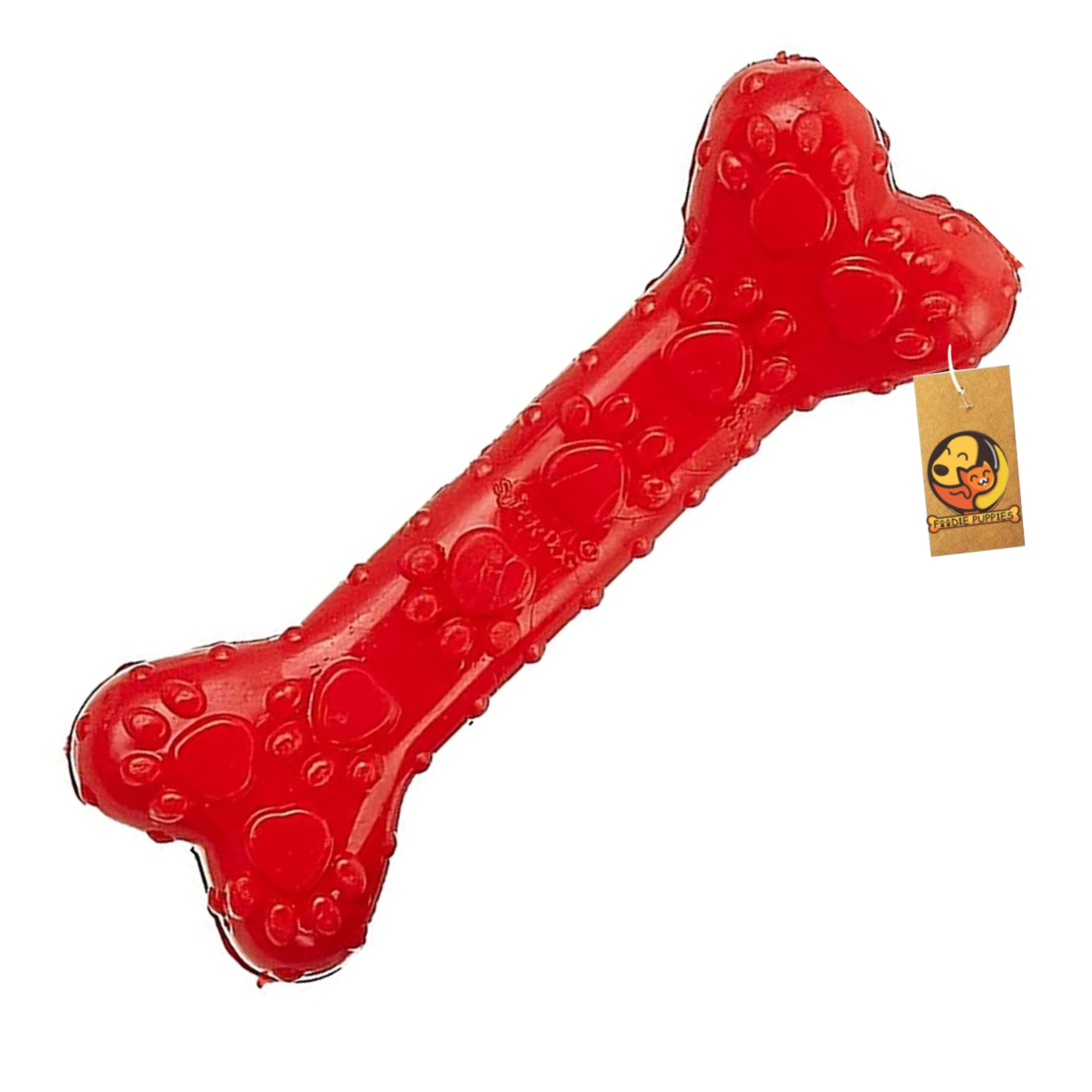 See full amazon price history chart for Foodie Puppies Durable Non-Toxic (Rubber Bone) Dog Chew Paw Design Bone Toy for Dogs and Puppies | Teething, Chewing and Fetching | Reduce Separation Anxiety Foodie Puppies Durable Non-Toxic (Rubber Bone) Dog Chew Paw Design Bone Toy for Dogs and Puppies | Teething, Chewing and Fetching | Reduce Separation Anxiety (B076FLFRB8) Amazon Price History, Amazon Price Tracker