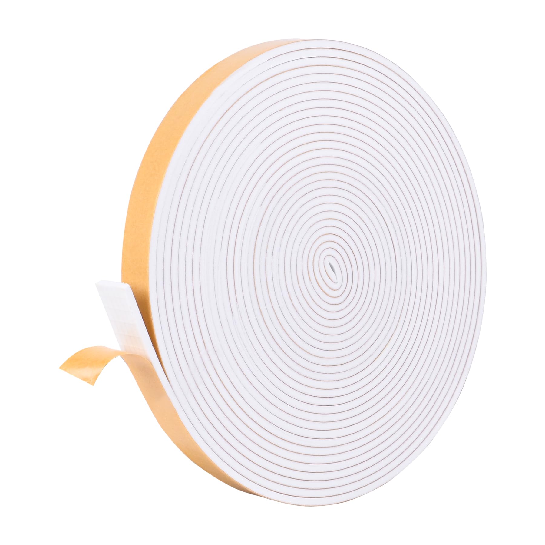 Weather Stripping Door Seal White (1/2in x 1/8in x 13Ft)