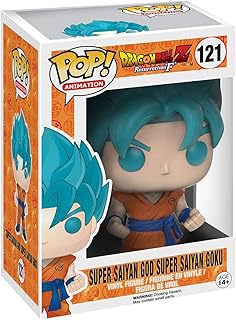Funko Pop Dragon Ball Z: Super Saiyan God Super Saiyan Goku Collectible Figure, Multicolor