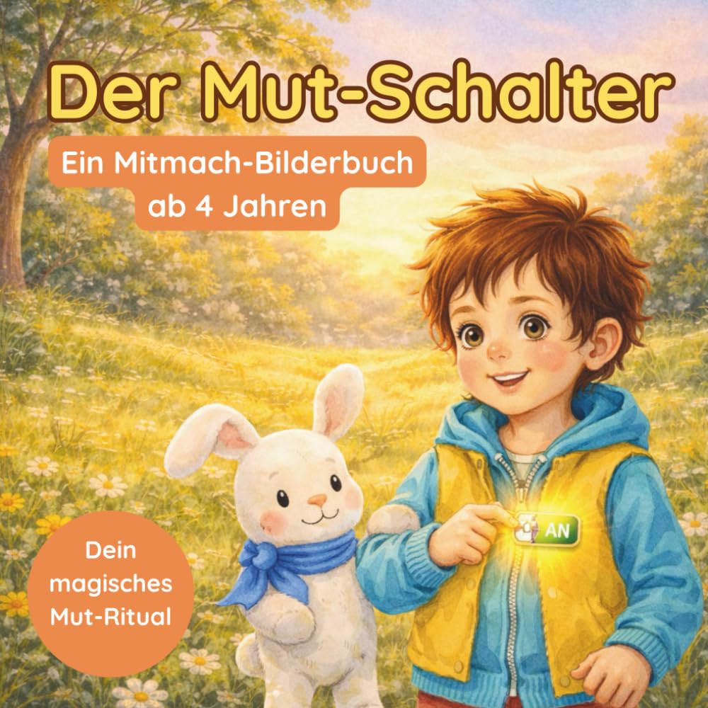 Der Mut - Schalter: Ein Mitmach-Bilderbuch über Gefühle, Mut und kleine Schritte (Die bunte Welt von Mika & Kalle)