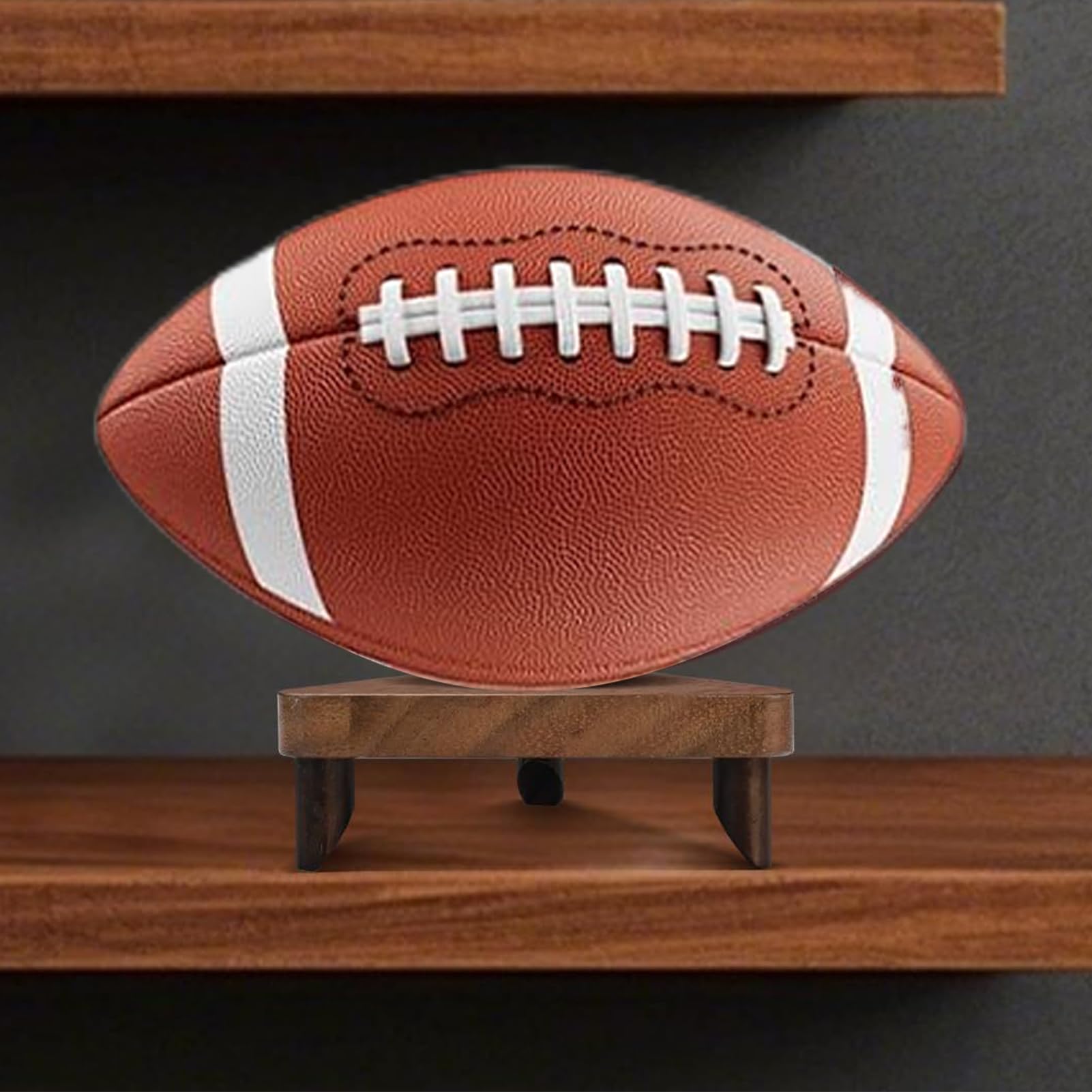 Genérico Soporte para Mostrar Balones - Portabolos De Madera para Exposición Y Almacenamiento,Estante Multifuncional Decorativo para Habitaciones Deportivas Dormitorio Gimnasio