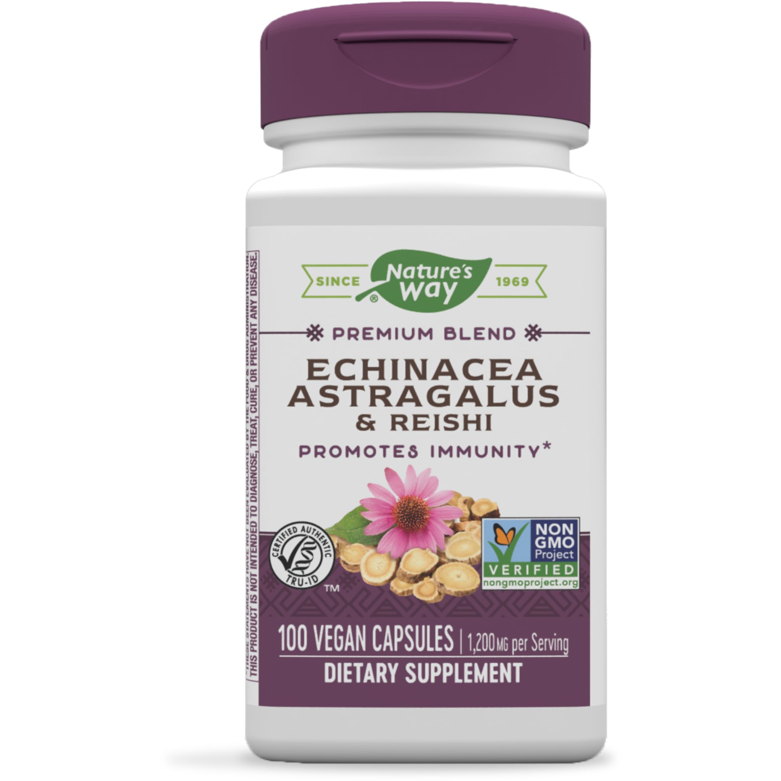 NATURES WAY Echinacea, Astragalus and Reishi, 100 Veg Capsules (B000293W9A) Amazon Price History, Amazon Price Tracker