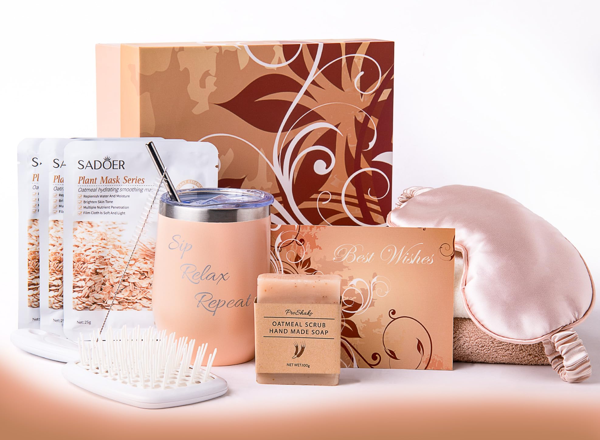 ProShako 12-Piece Gift Set for Women, Birthday Gift for Mom Wife Sister Girlfriend Coworker, Mothers Day Gift, Bridal Shower, Skin Care and Relaxation