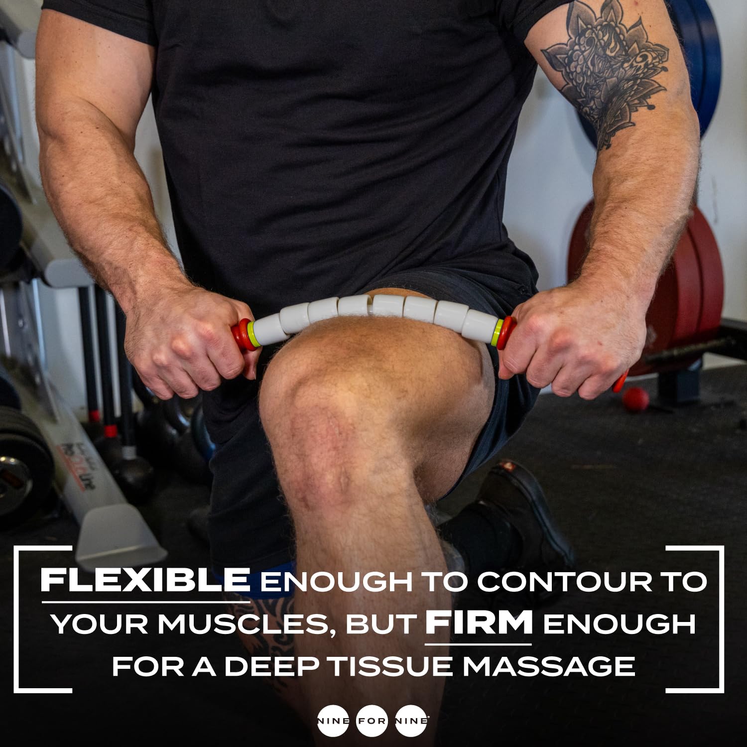 Amazon | Nine for Nine 4マッサージピン 18インチ フレキシブル