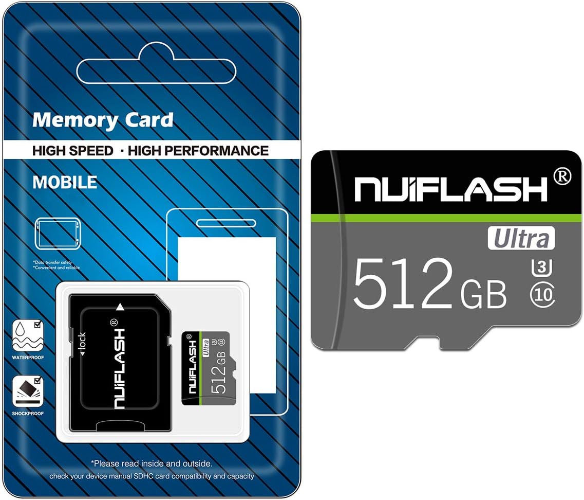 512GB Micro SD Card Class 10 Micro SD Memory Card 512GB TF