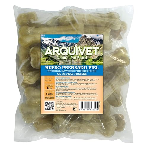 Arquivet Hueso Prensado, Piel, Bolsa de 25 Unidades, 13 cm
