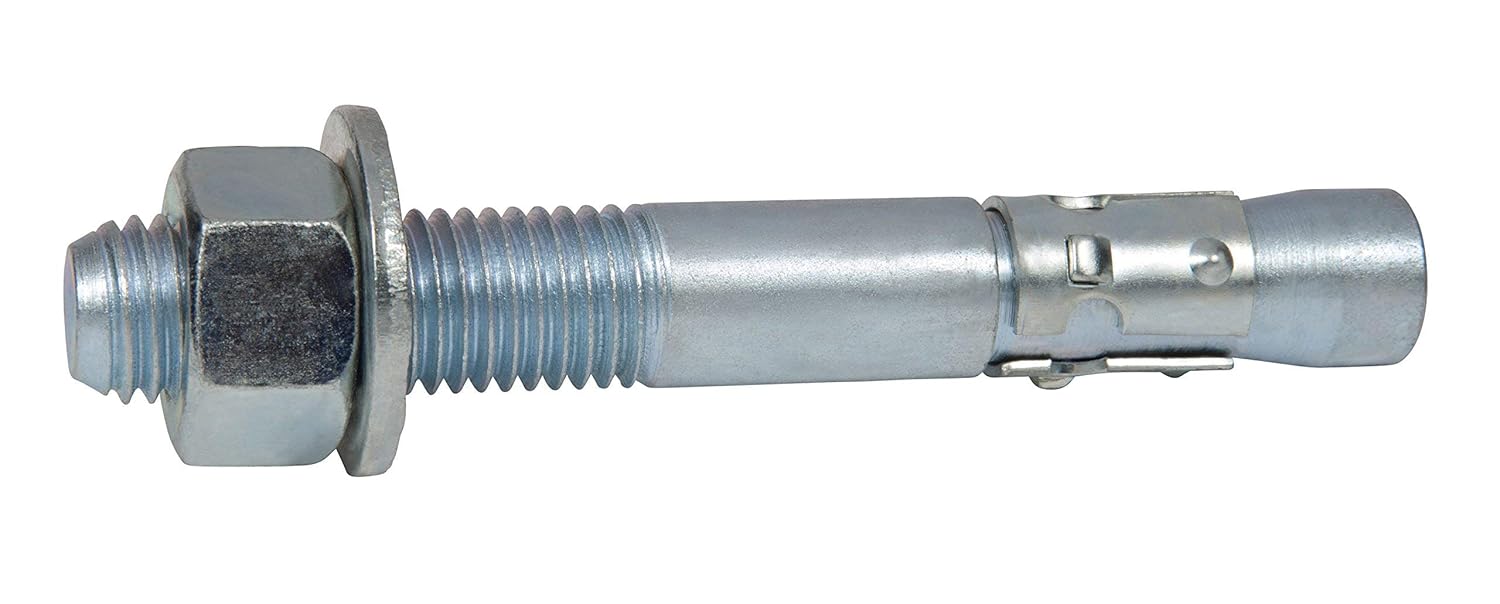 CONFAST 1" x 12" Wedge Anchor Zinc Plated (Box of 5) 1" x 12" 5