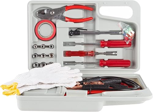 Kit de herramientas de emergencia Stalwart Roadside para auto (30 piezas)