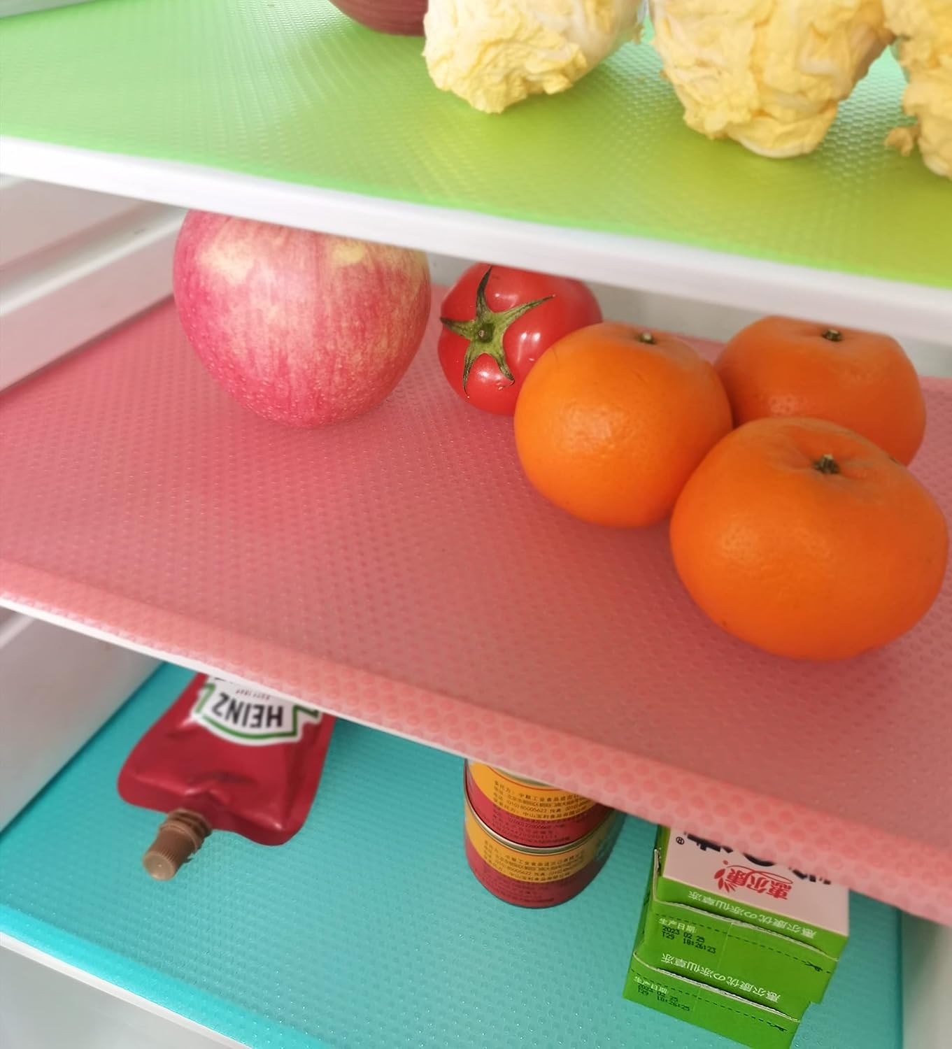 12 Pcs Refrigerator Liners Shelf Liner Refrigerator mats