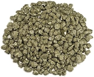 Hypnotic Gems Materials: 1 lb Pyrite Fools Gold Small Stones from Peru - 3/4" to 1" Avg - Raw Natural Rough Crystals for C...