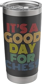 It's A Good Day For Chess retro 70s vintage Stainless Steel Insulated Tumbler