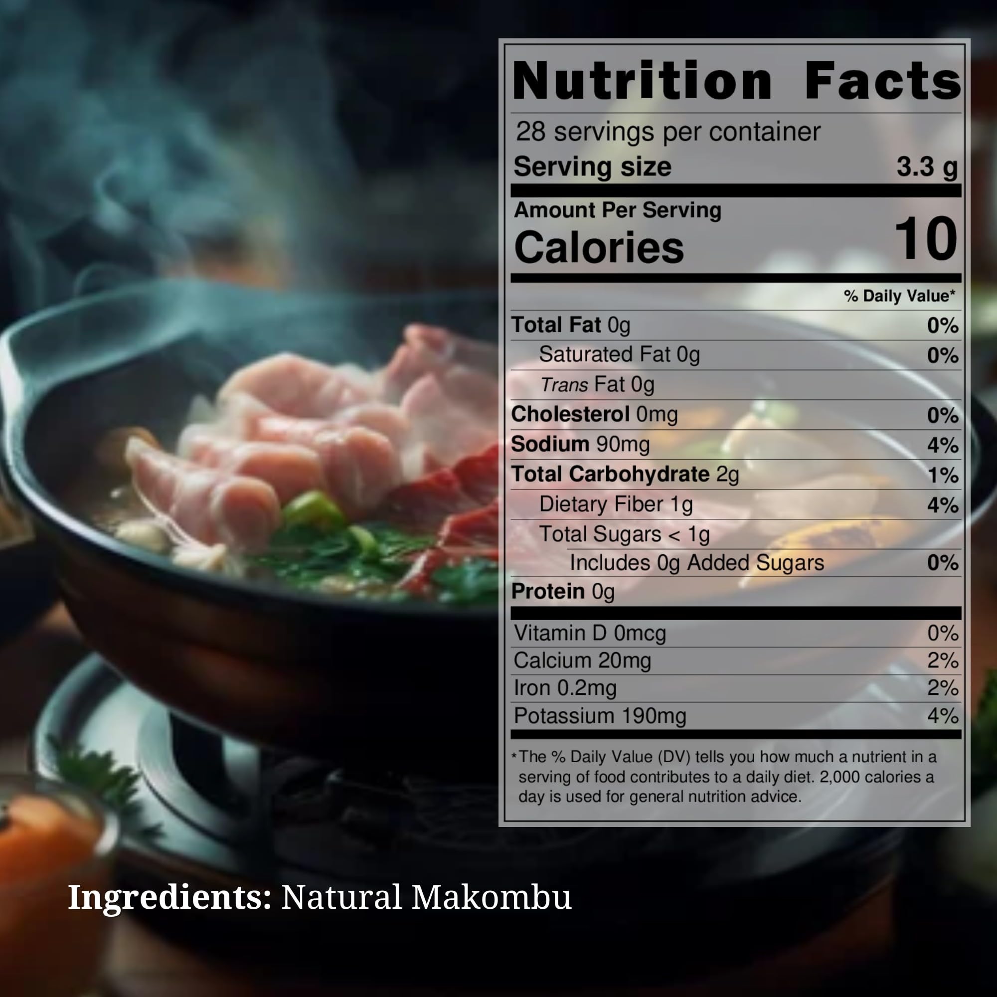 Varech doux Hokkaido, Umami naturel, Kombu sauvage de Hokkaido | Sans conservateurs, sans additifs, sans OGM | Algues séchées japonaises | 100 g SUI of Tokyo