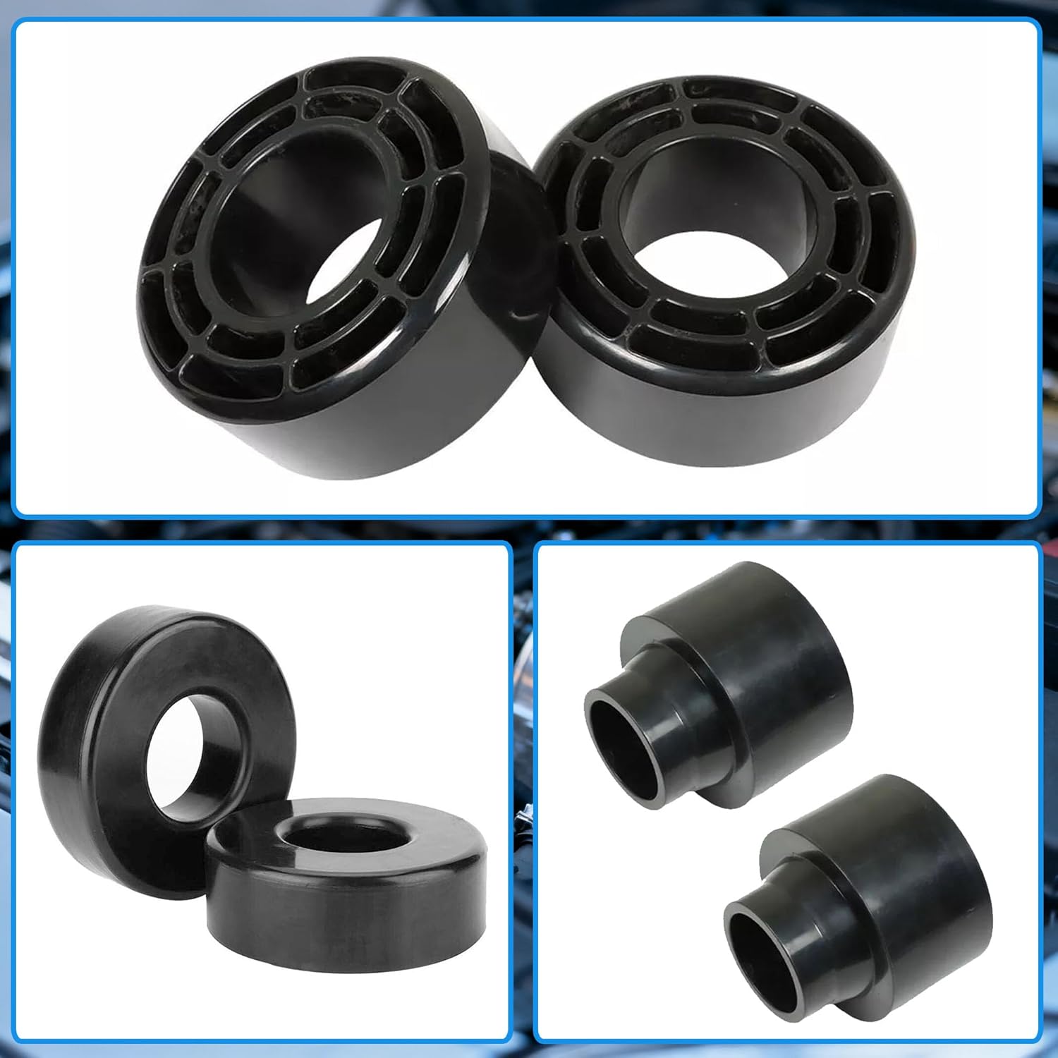 3" Front 3" Rear Leveling Lift Kit Compatible with Jeep Grand Cherokee WJ 1999-2004 2WD 4WD