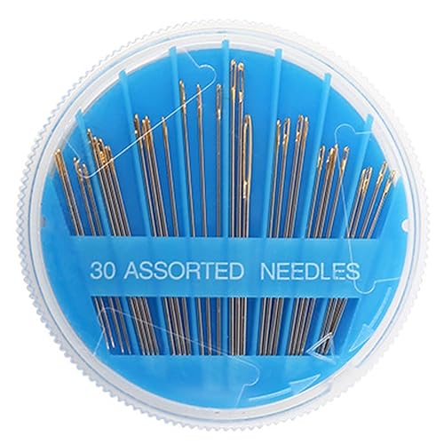 Sturdy Alloy Hand Stitching Needle Set Of 30 With Reinforced