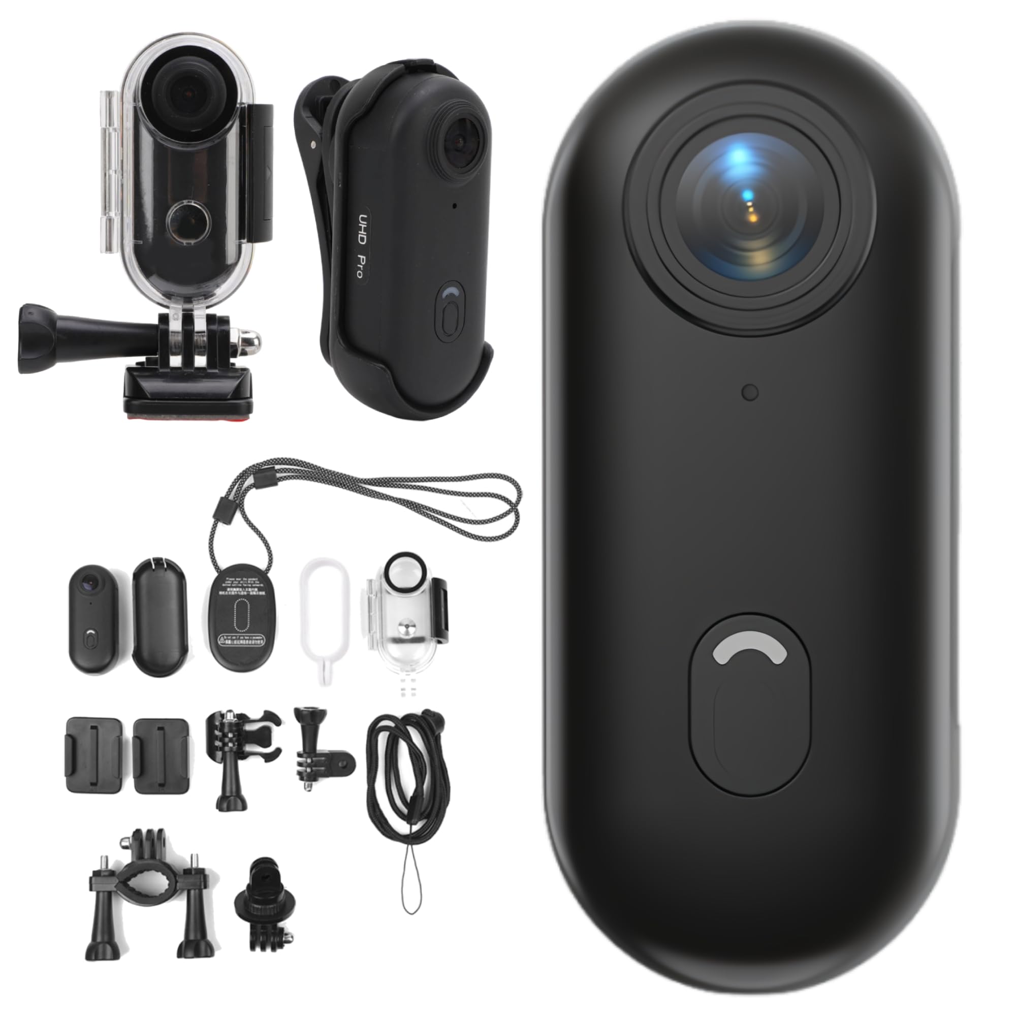 Bewinner Fahrradkamera Mit Rücklicht - 1080P HD, IPX6 Wasserdicht, 150° Weitwinkel