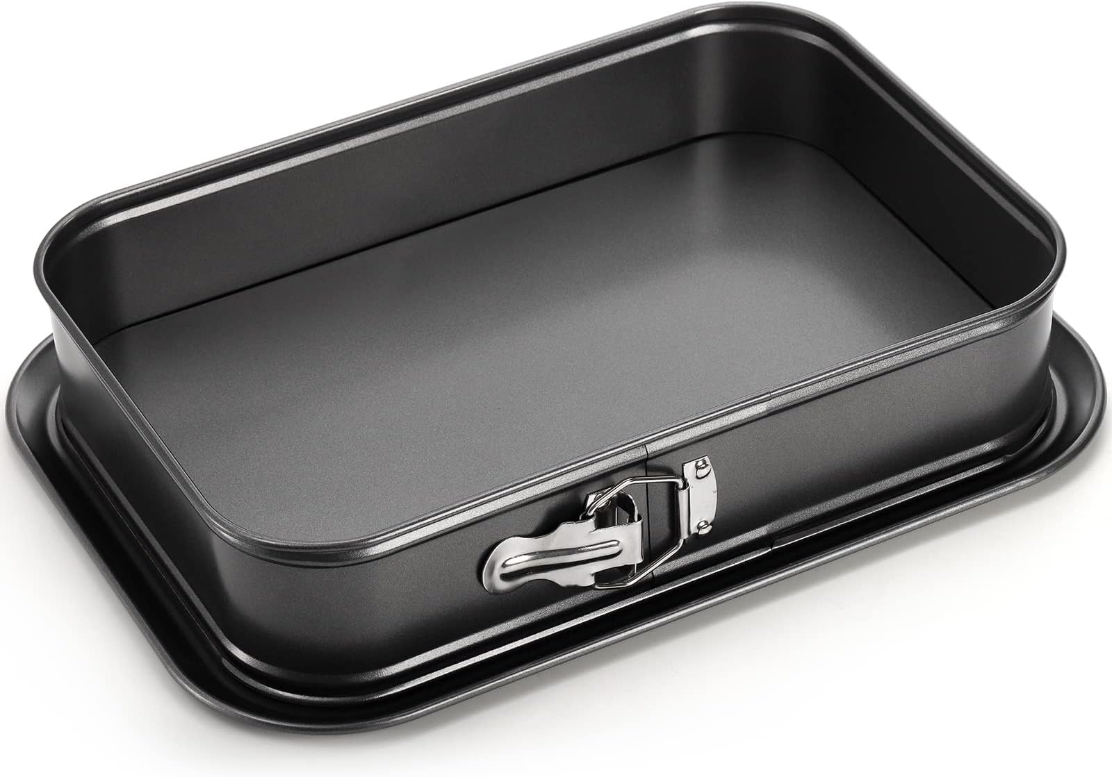 SOUJOY Springform Cake Pan, NonStick Cheesecake Pan, 14 x 9 Inch Large Rectangle Cake Pan with