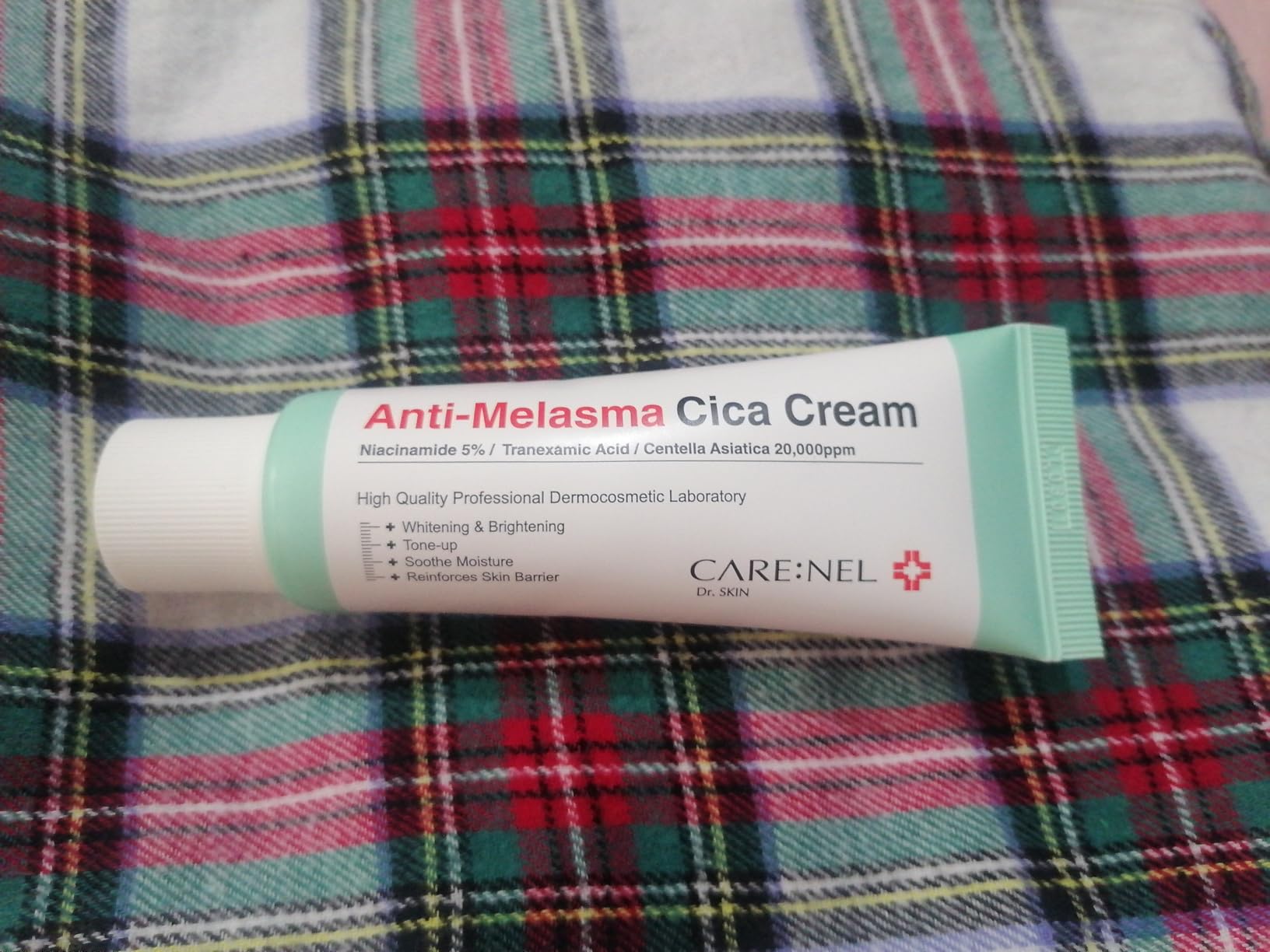 CARE:NEL Melasma Treatment for Face Cream - Dark Spot Remover Centella Asiatica - Korean Skin Care Beauty Products 40ml/1.35 fl.oz