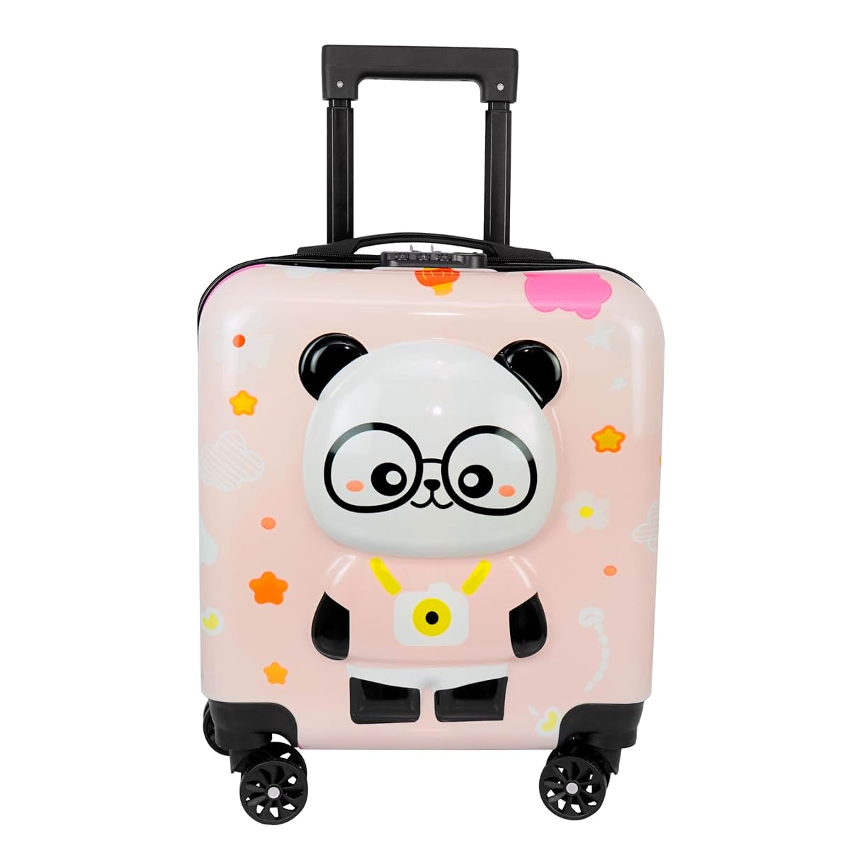 Storite 18In Kids Luggage Trolley Hard Shell Cabin Suitcase